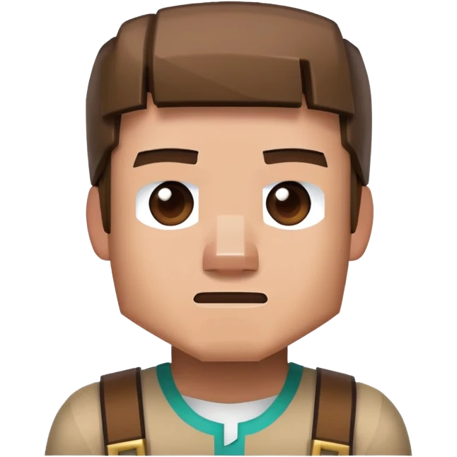 Minecraft Steve emoji