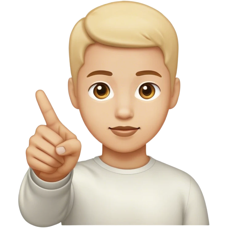 Pointing emoji
