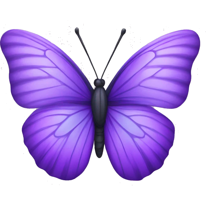 purple butterly emoji