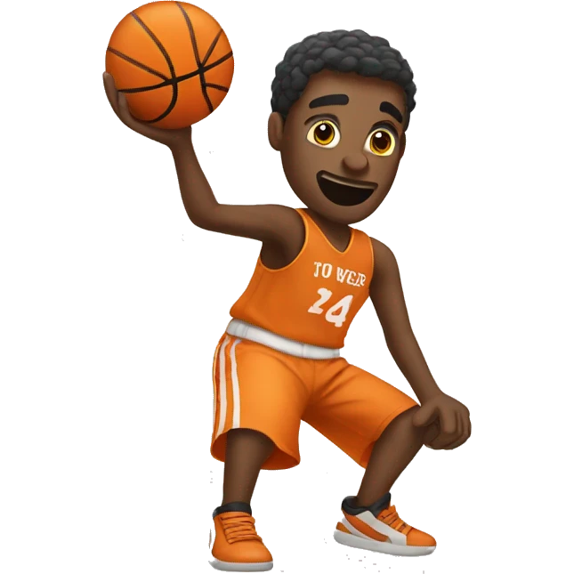playing basketball  emoji