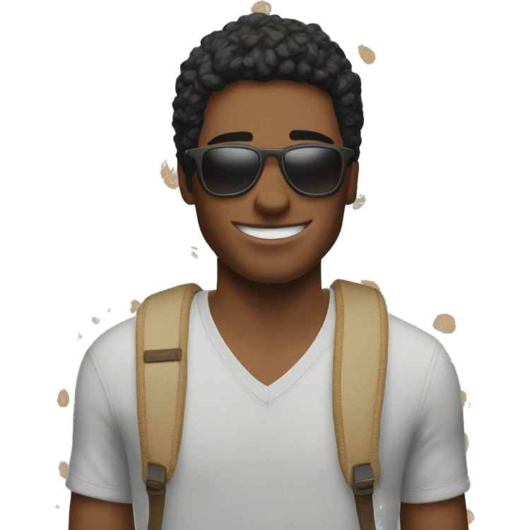 Guy wearing billabong emoji