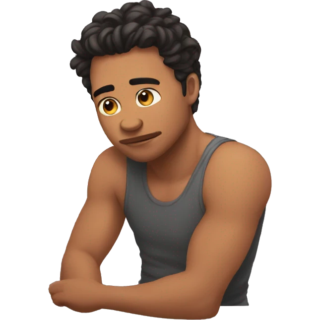 Sad but inlove emoji