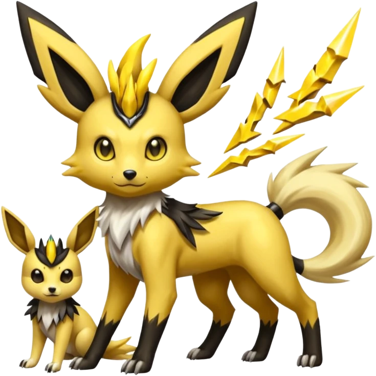 Meloetta-Renamon-Umbreon-Jolteon-Beedrill-Manectric-fusion emoji