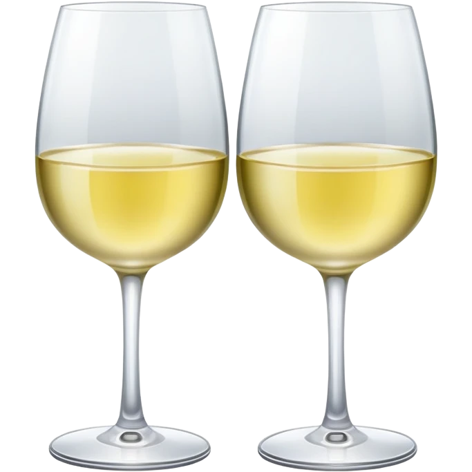 2 glasses of white wine  emoji