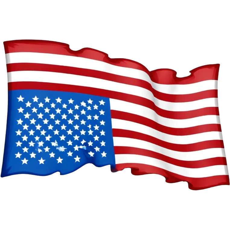 inverted US flag, protest symbol emoji