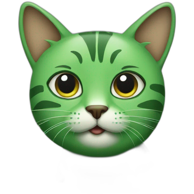 green cat emoji