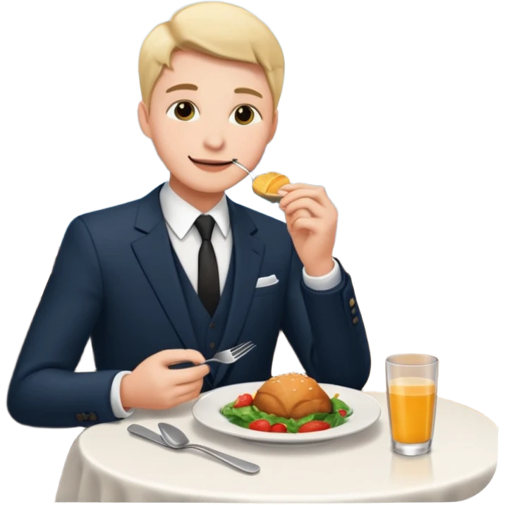 someone who eats in restaurants high above the city
 emoji