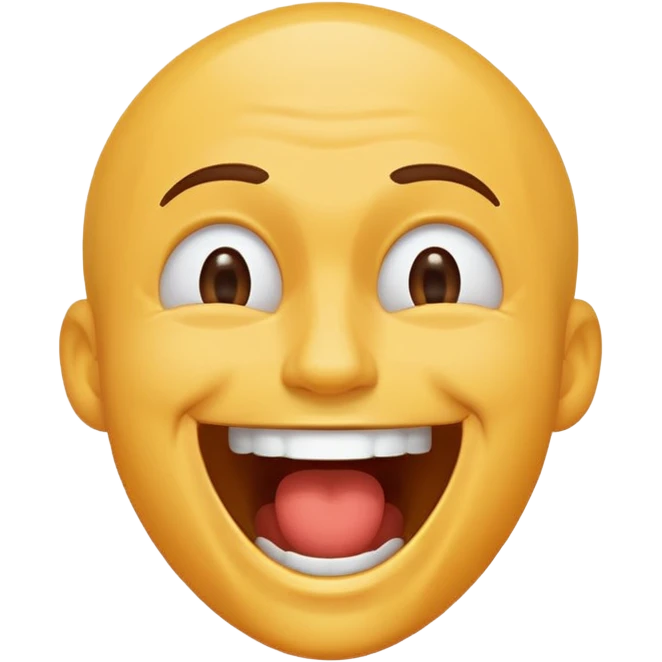 man laughing from soul, hardest laugh ever emoji
