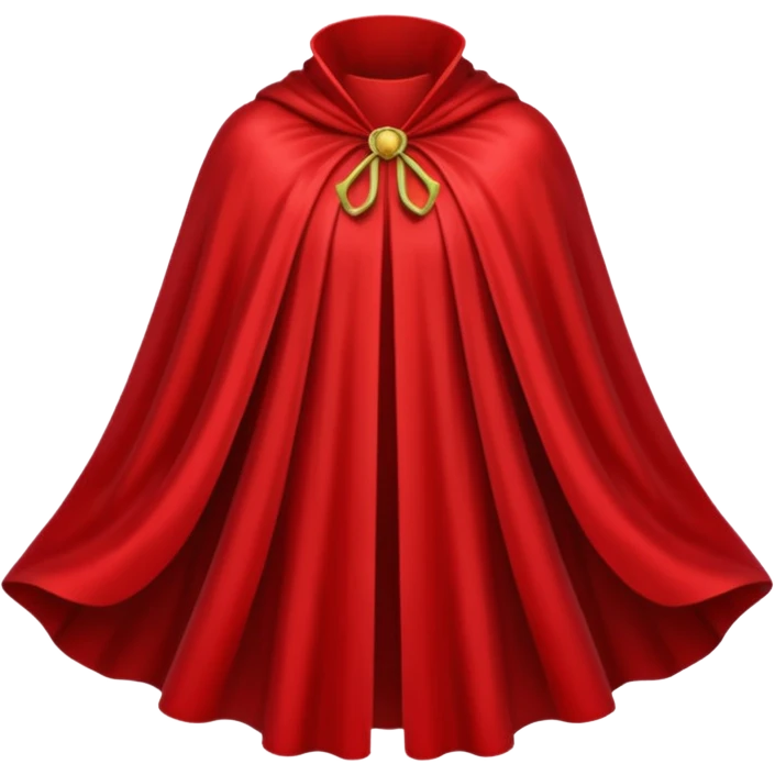 completely red cape emoji