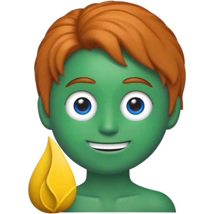 Crie um emoji de uma figura indígena de aparência amigável e respeitosa, com pele em tom de cobre, cabelos lisos e pretos, usando um cocar simples com penas coloridas em tons de verde, azul e amarelo. O rosto deve transmitir simpatia, com olhos expressivos e um leve sorriso. O estilo deve ser minimalista e moderno, semelhante ao design de emojis populares, com detalhes sutis que remetam à cultura indígena de forma respeitosa e inclusiva. emoji