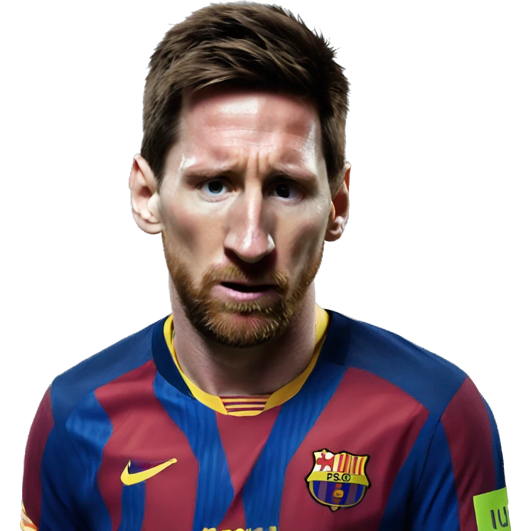 crying messi emoji