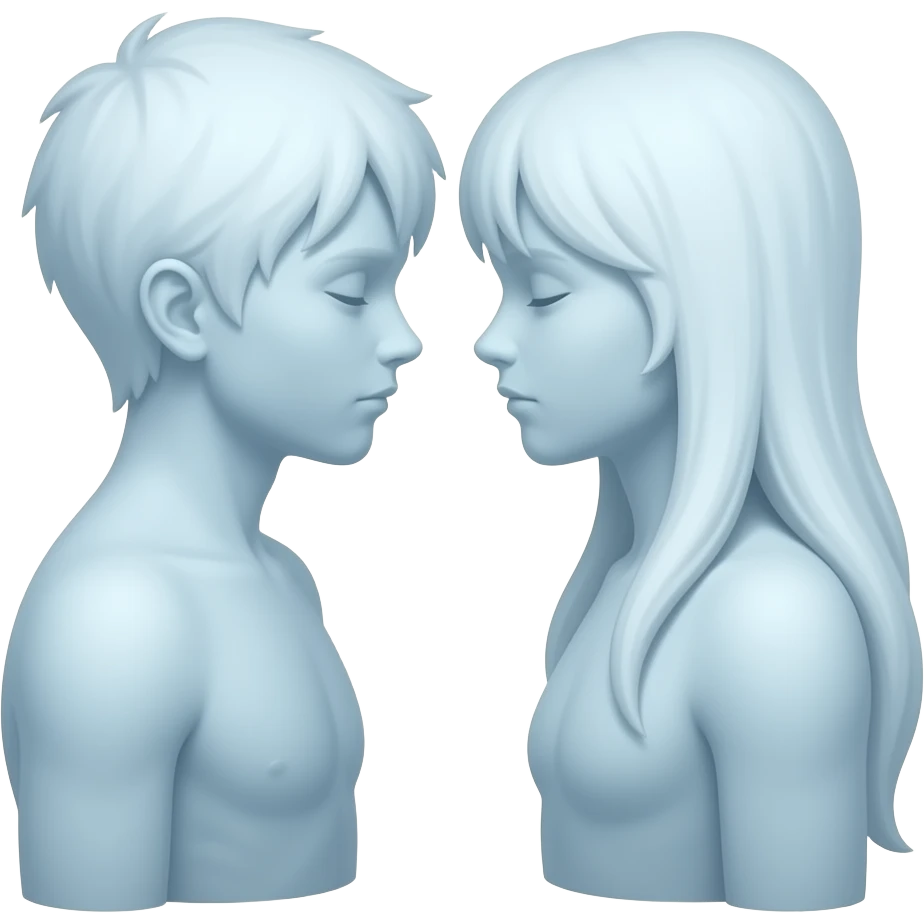 2 spirits connecting emoji