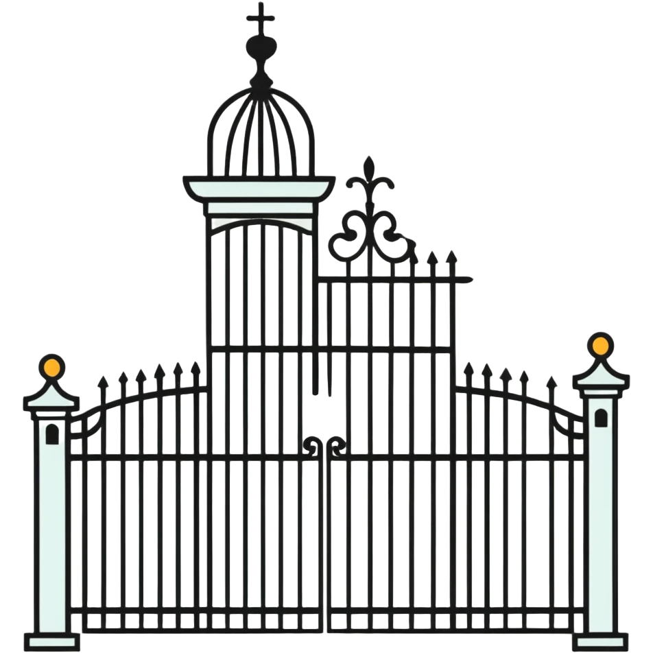 decorative iron fence emoji