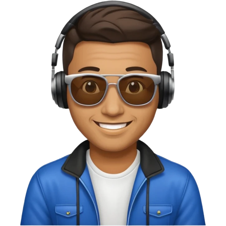 dj man with sunglasses emoji