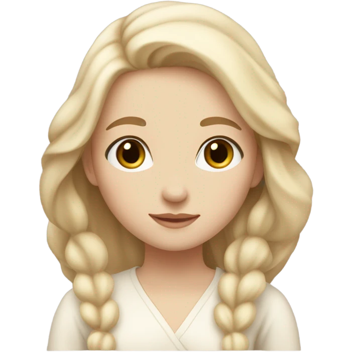 Vanilla girl emoji