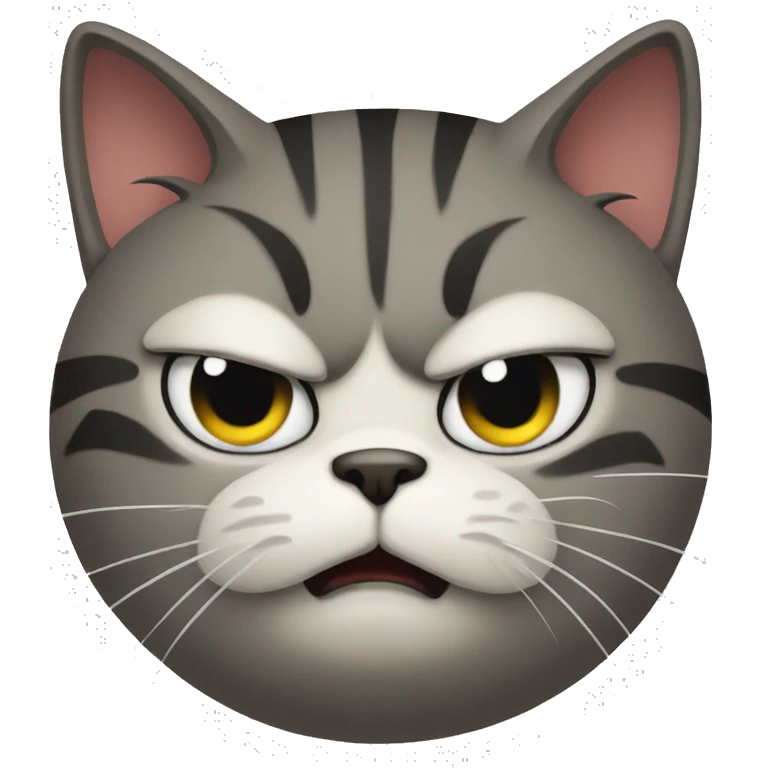 Angry cat emoji