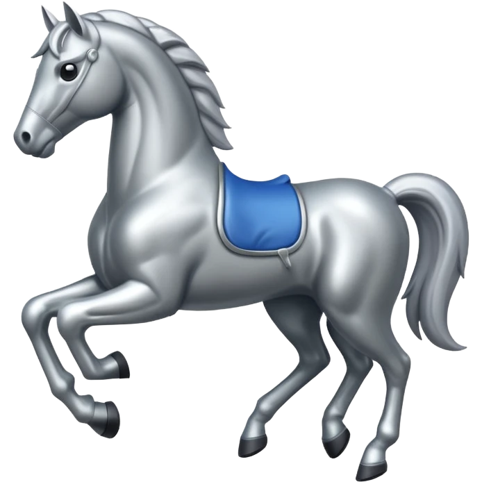 silver horse emoji