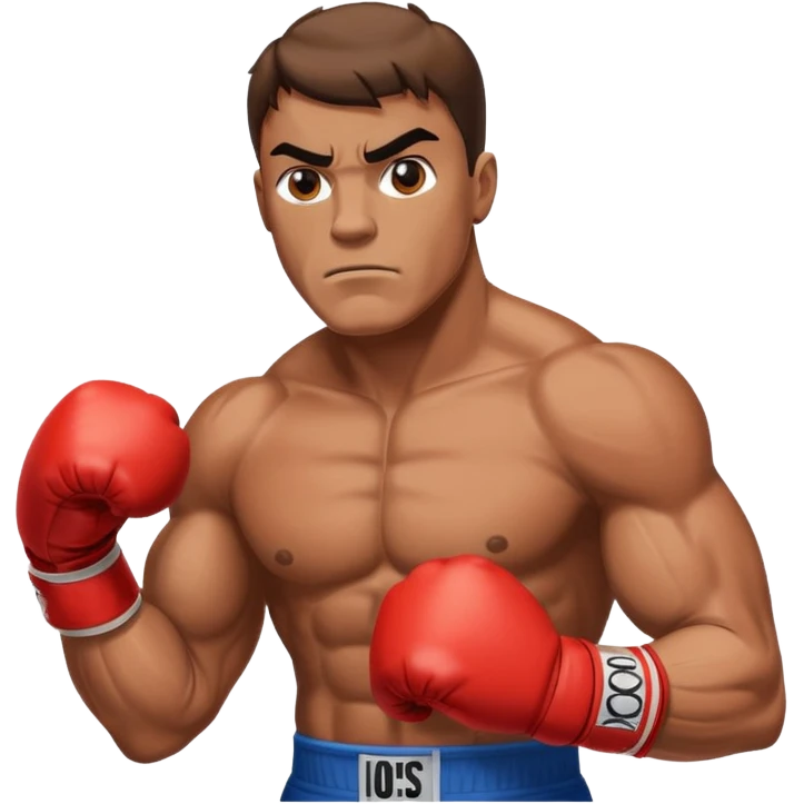 Rocky, the boxer emoji