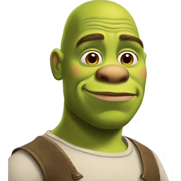 shrek with pig nose emoji