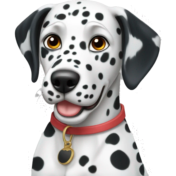 Dalmatian dog emoji