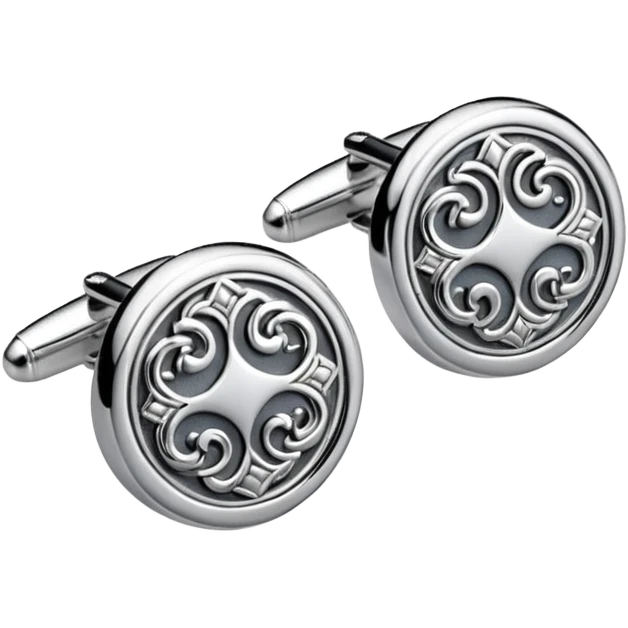 cufflink with no smiley emoji