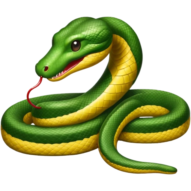 Serpente anaconda lungo emoji