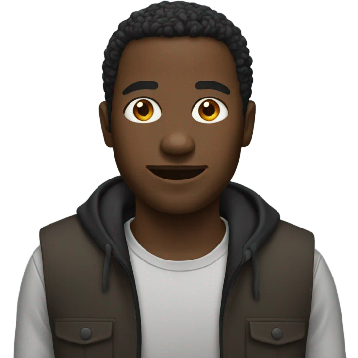 Black man emoji