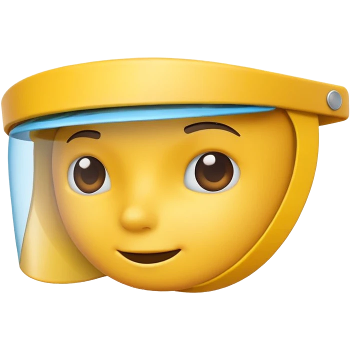 Sun Visor,yellow emoji