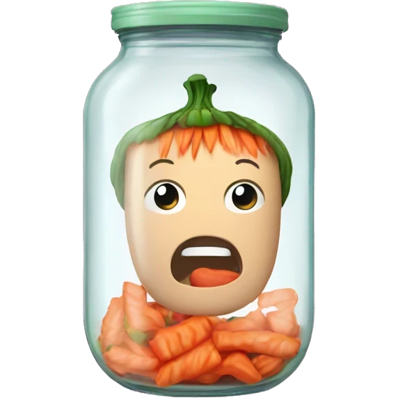 kimchi in glass jar emoji