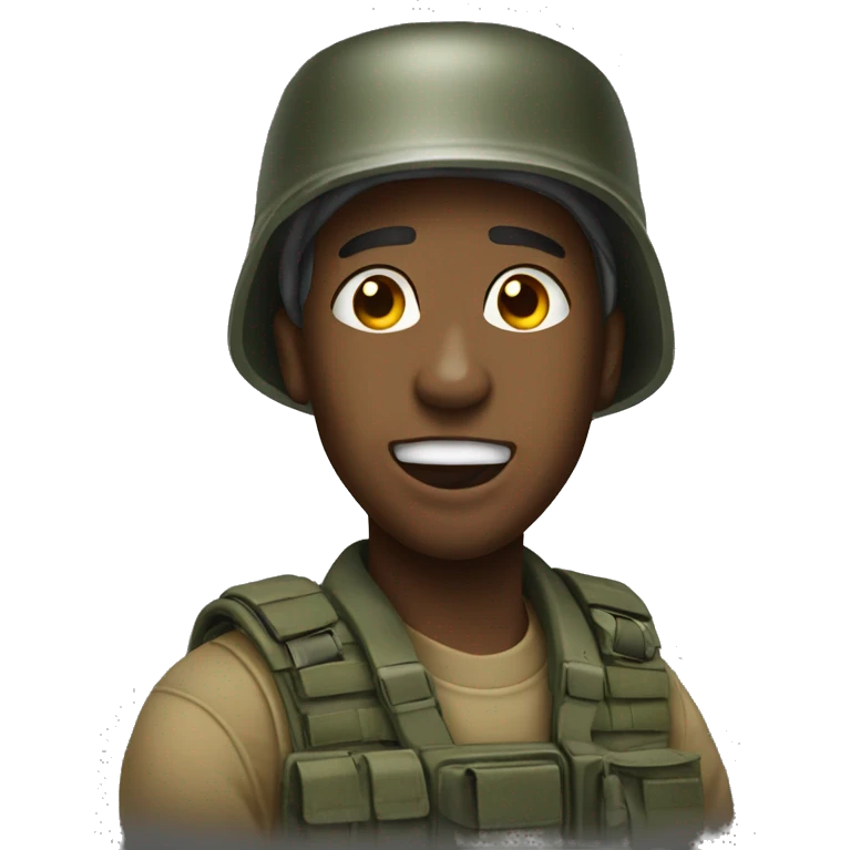 solder shows his tongue emoji