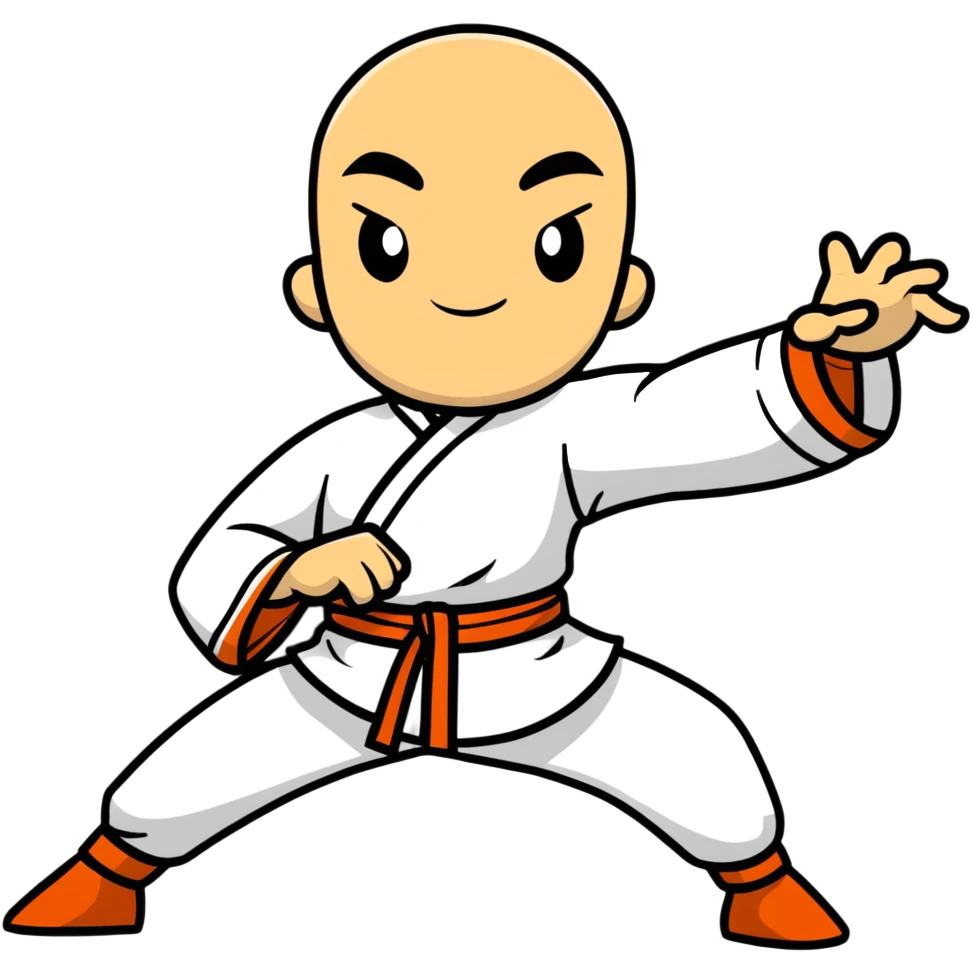kung fu hero emoji