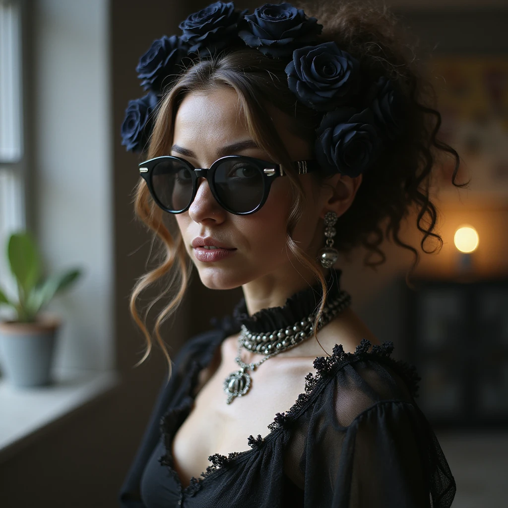 gothic accessories, photorealistic style, variation 1 emoji