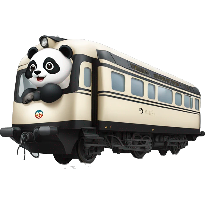 orient express with a panda on it emoji