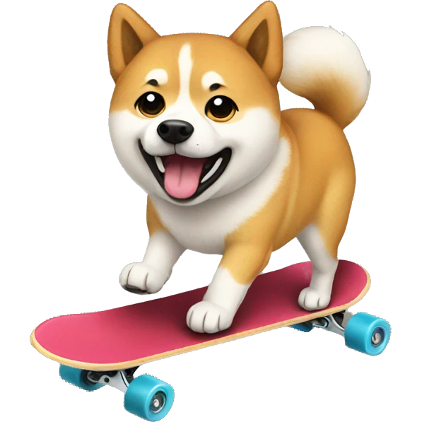 doge skating emoji