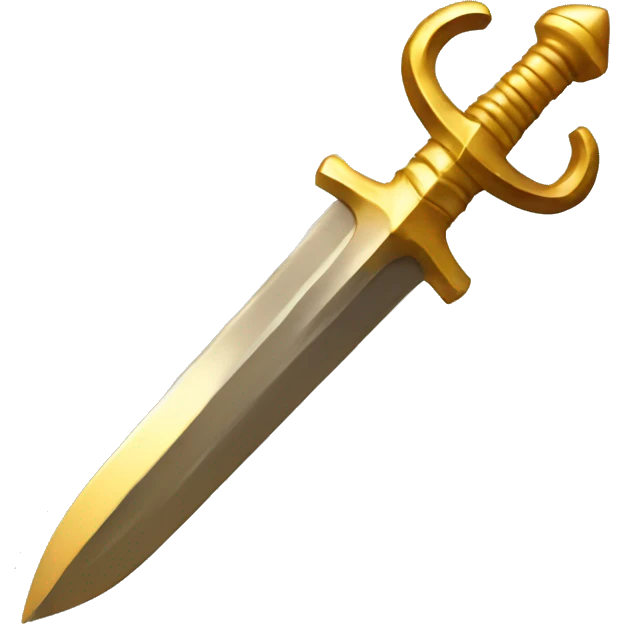 golden dagger emoji