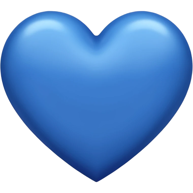 Coração azul escuro  emoji