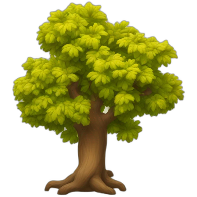 Roble amarillo emoji