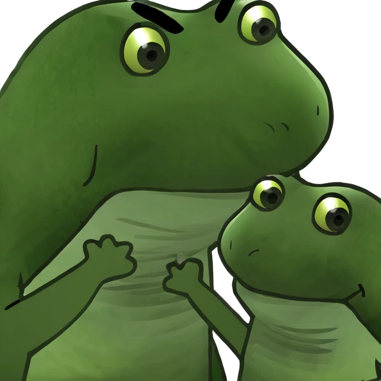 Alligator and turtle high five emoji