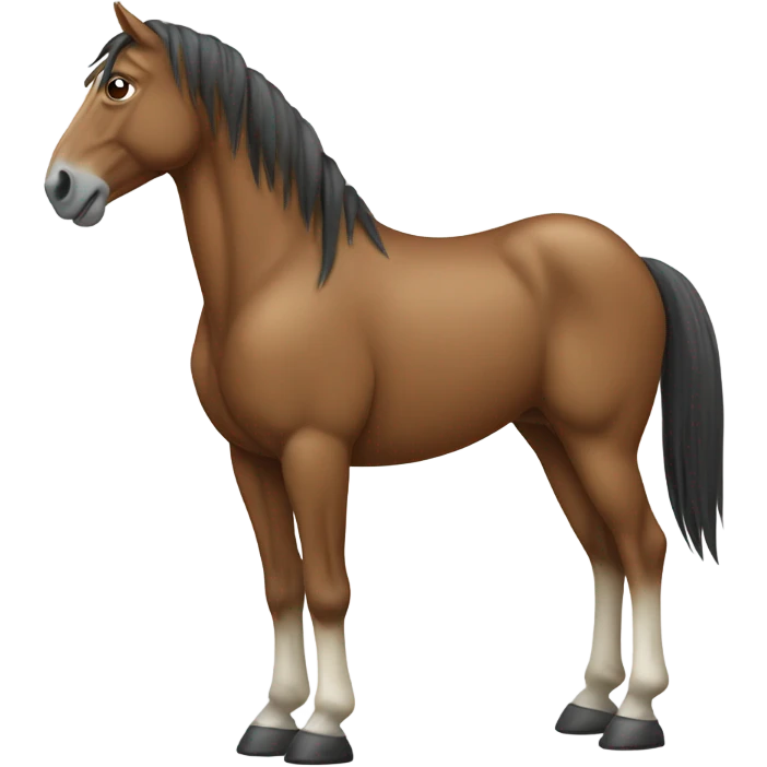 Horse with legs emoji