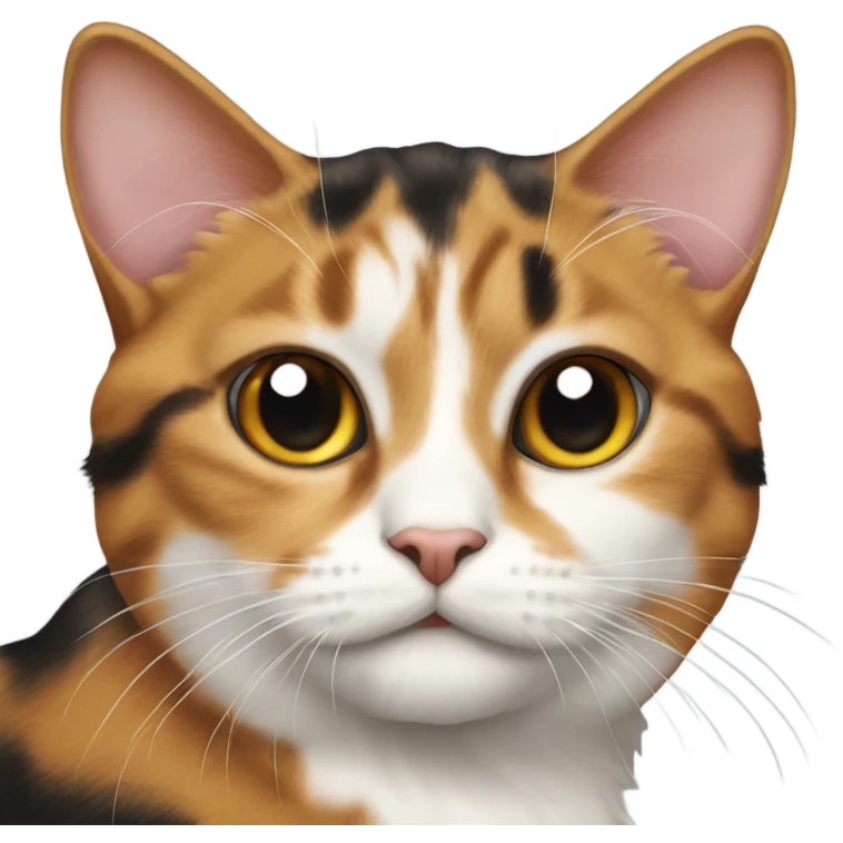 realistic calico tabby cat emoji