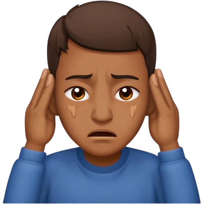 person covering ears, wincing in pain because the sound is terribly loud emoji