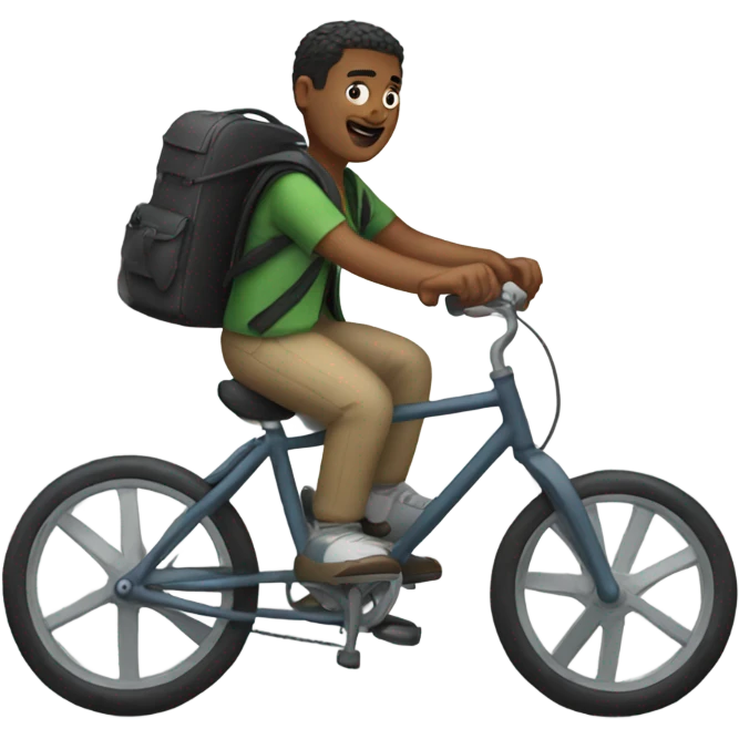 damian riding a bike emoji