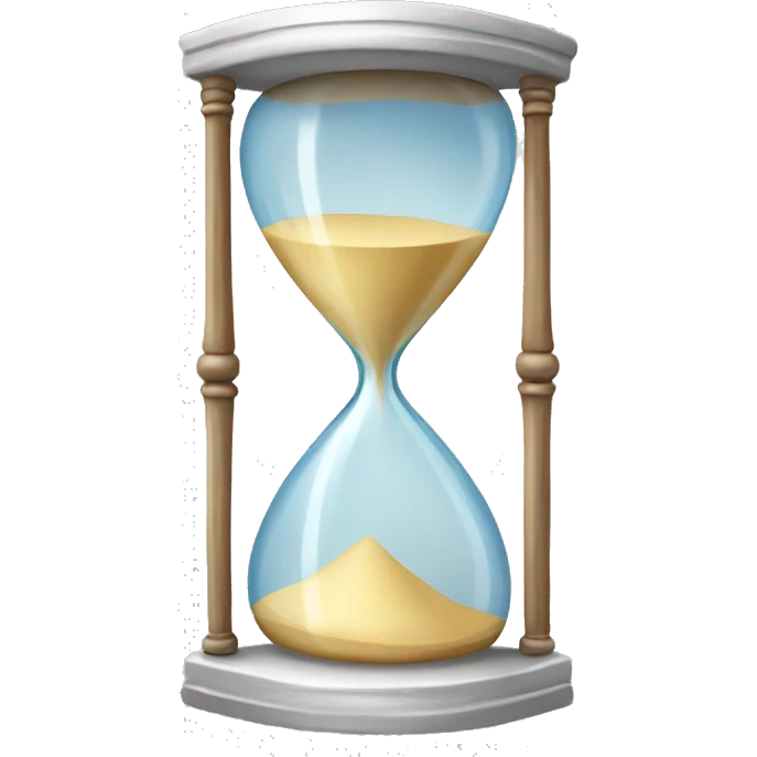 white hourglass emoji