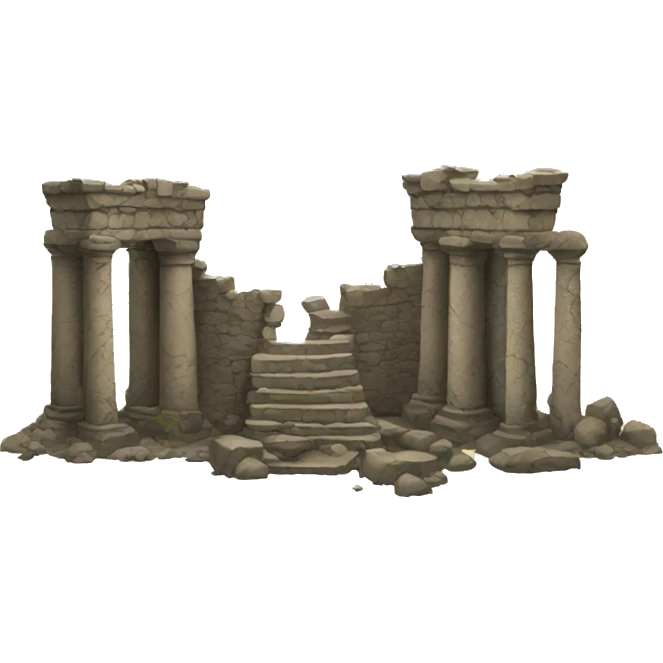 ruins emoji