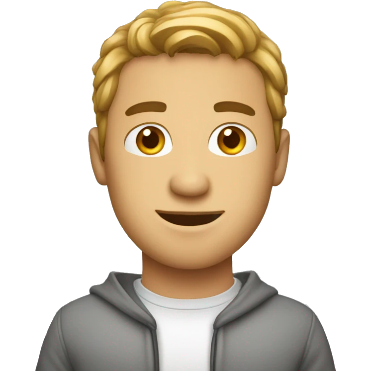  Handsome Man with laptop  emoji