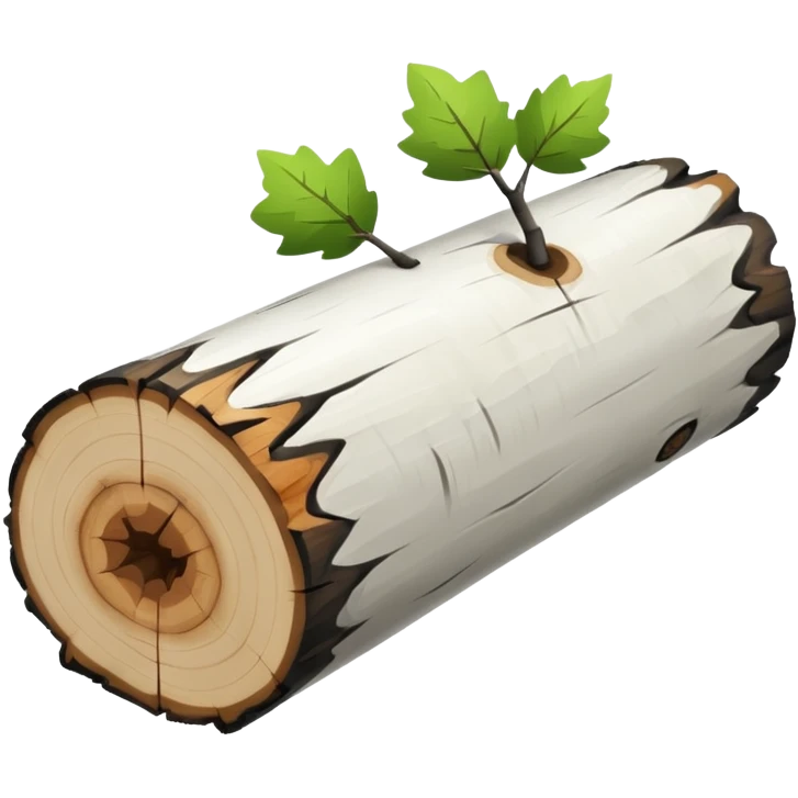 birch log emoji