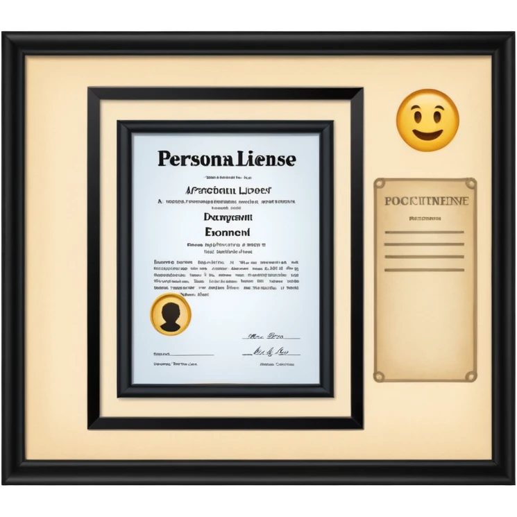 docs and personal license emoji