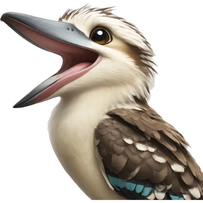 kookaburra laughing  emoji