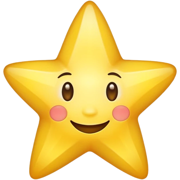Звезда улыбается emoji