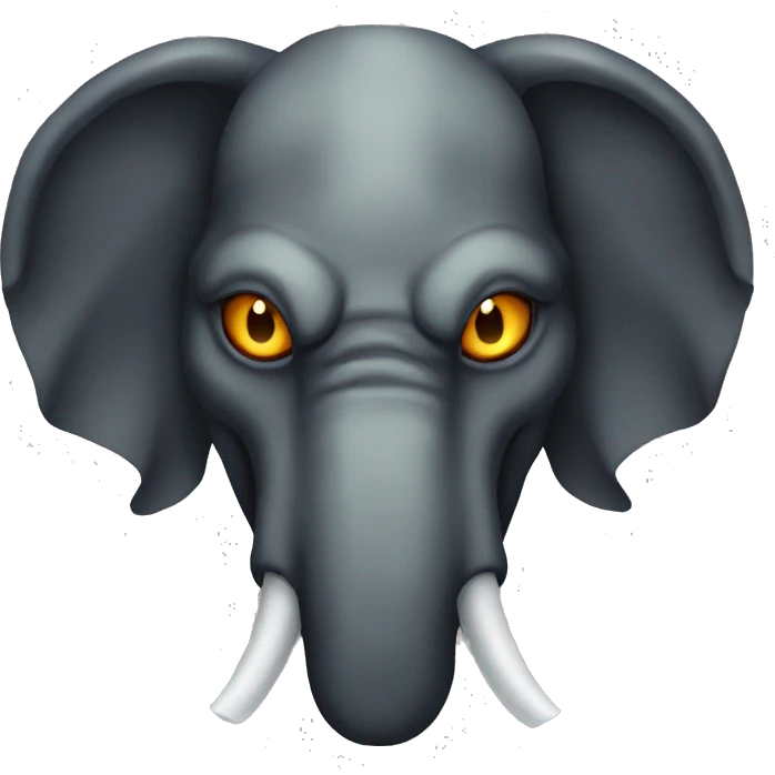 elephant oni mask dark dragon emoji